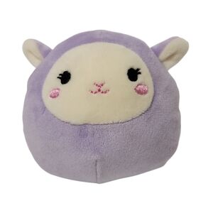 Squishmallow Mini Beatrice Purple Lamb Easter Squad 3.5" No Key Clip/Tag